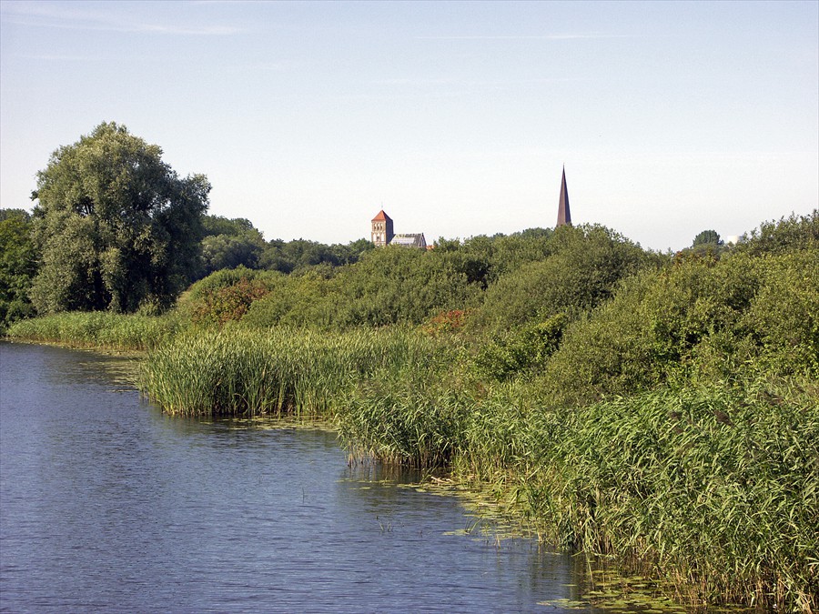 Die Oberwarnow unterhalb der Neubrandenburger Straße (Foto: Berth Brinkmann)