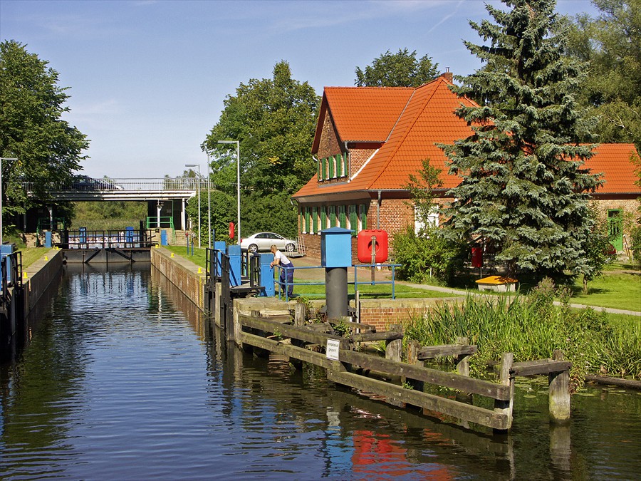 Die Schleuse am Mühlendamm (Foto: Berth Brinkmann)