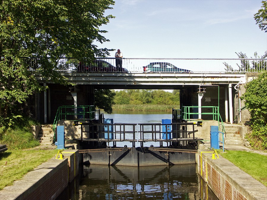 Die Schleuse am Mühlendamm (Foto: Berth Brinkmann)