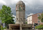 Seit 1974 Standort des Brinckman-Brunnens am Weißen Kreuz im Stadtteil Brinckmansdorf (Foto: Berth Brinkmann)