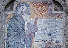 Mosaikplatte mit einer Szene aus Kasper-Ohm un ick (Foto: Berth Brinkmann)