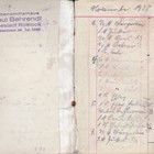 Kontobuch von Herrn Flick 1938 (Sammlung Hans-Erich Flick)