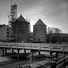 Hochbunker der Heinkelwerke in der Bleicherstraße 1940. Die zwangverpflichteten ‚Ostarbeiter’ wohnten in Baracken im Höger Up. (Foto: Wolfgang Baier)