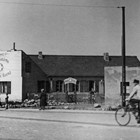 Reste der Gaststätte Weißes Kreuz 1955 (Foto: Archiv der Hansestadt Rostock)