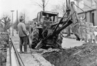 Kanalisationsbau im „Mach mit!“-Wettbewerb  im Zorenappelweg 1973/74 (Foto: Sammlung Heidrun Lorenzen)