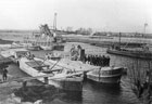 Bau der neuen Petribrücke 1912. (Foto: AHR)