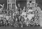 Fasching im Kindergarten/Baracke (Foto: Sammlung Uta Naedler)