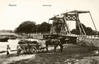 Petridamm mit der hölzernen Klappbrücke um 1910. (Foto: Sammlung Hans Joachim Vormelker)