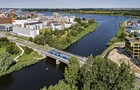 Petribrücke und Holzhalbinsel 2022. (Foto: Berthold Brinkmann)