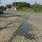 Der ehemalige Bahnanschluss der Zuckerfabrik und des späteren Chemiehandels in der Neubrandenburger Straße im Jahr 2014. (Foto: Berth Brinkmann)